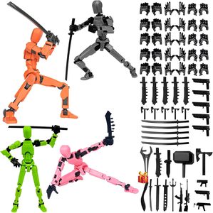 Nueva Figura <span class=keywords><strong>de</strong></span> Acción Semi-terminada, Muñeco Articulado Impreso en 3D, Muñecos Ecológicos Móviles, Figura <span class=keywords><strong>de</strong></span> Acción Titan 13 - Product Image 1