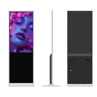 Verfügbar 49-Zoll-vertikales Android-Werbe display Integrierter Digital Signage Player-Bodenst änder für den Einzelhandel SDK verwenden