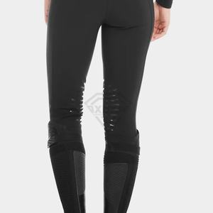 Jodhpurs d'équitation pour femmes en silicone personnalisés, antidérapants, avec coutures, élastiques, respirants, collants d'équitation, service OEM ODM - Product Image 6