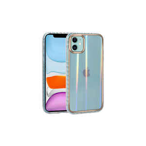 Funda de Silicona Transparente con Patrón Luminoso de Lujo para iPhone 11, Diseño SNEL No.7, Electrochapado, 7 Plus, Incluye Accesorios - Product Image 1