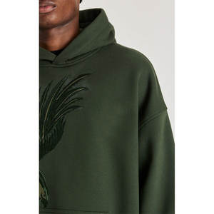 Sudadera con Capucha de Invierno para Hombre, 100% Algodón, con Logotipo Bordado en 3D Personalizado, Impresión Digital, de Buena Calidad, al por Mayor - Product Image 4