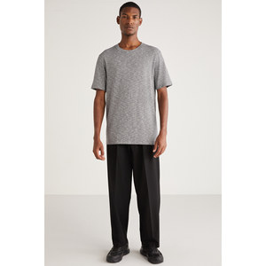 GRIMELANGE Abbott Men's Comfort Fit <b>Special</b> Textured Kircilli Look T-Shirt - Product Image 3