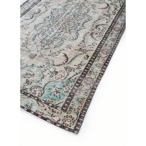 พรมขนสัตว์ถักมือสีน้ำตาลเบจวินเทจ ลายเหรียญรูปสี่เหลี่ยมผืนผ้า สำหรับบ้าน ห้องนั่งเล่น ห้องโถง ห้องวัยรุ่น - Product Image 2