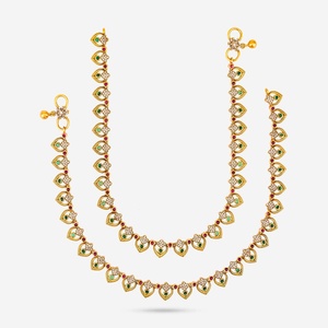 Collier Payal de mariage - Design antique - Product Image 1
