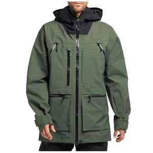 Chaqueta de invierno para hombre más vendida, diseño de snowboard impermeable al por mayor con múltiples bolsillos transpirables de tamaño largo para uso en exteriores - Product Image 3