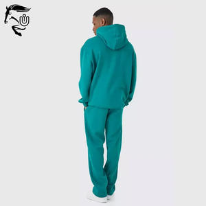 Survêtement d'hiver personnalisé de haute qualité pour hommes, pull-over coupe ample, ensemble sweat à capuche et pantalon en molleton de coton Screen Plus XXL - Product Image 2