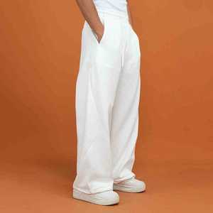 Wholesale 100% Cotton <b>Jogger</b> Pants for <b>Men</b> Heavyweight Sport Straight Leg Sweatpants with Button Decoration for Autumn Season - Product Image 4