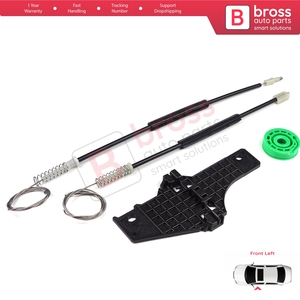 ชุดซ่อมมอเตอร์กระจกไฟฟ้า BWR5144 สำหรับประตูหน้าซ้าย รุ่น 307 3A/C 3E 3H ปี 2001-2008 แบบ 4/5 ประตู หมายเลขอะไหล่ 9634456980 - Product Image 3