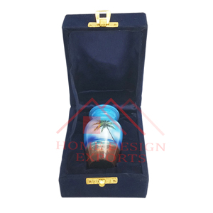 แจกันทำจากอลูมิเนียมสำเร็จรูปสีแดงมันวาวพร้อมฝาปิดโถเถ้ากระดูกโก่งขนาดจิ๋วสำหรับมนุษย์ - Product Image 5