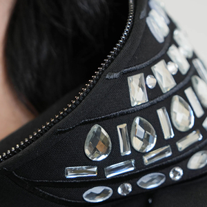 เสื้อฮู้ดดี้พิมพ์ลายดิจิทัลประดับเพชรเทียม ดีไซน์ใหม่ ผลิตตามสั่ง ขายดีที่สุด บริการ OEM คุณภาพสูง สำหรับทุกเพศ - Product Image 6