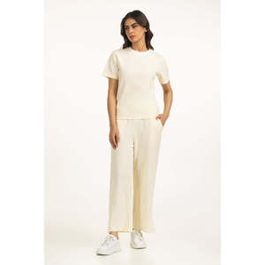 Conjunto de Dos Piezas de Punto Relax Fit WM-COD-SS25-412, Conjunto de Shorts Moderno para Primavera/Verano, Talla XXS - Product Image 1
