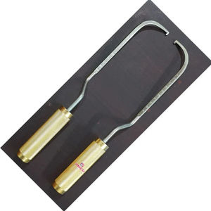 Dissecteur sous-mammaire Agris Dingmann 35 cm, outil chirurgical manuel en acier pour la dissection des seins, certifié CE Classe I, lame SR-200 - Product Image 4