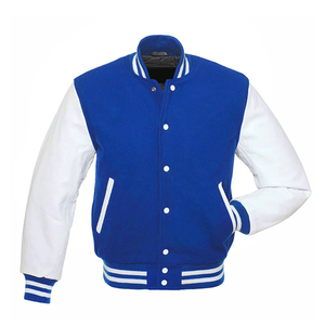 Veste universitaire en laine de haute qualité avec manches en cuir, veste bomber universitaire, vente en gros de vestes universitaires pour hommes - Product Image 1