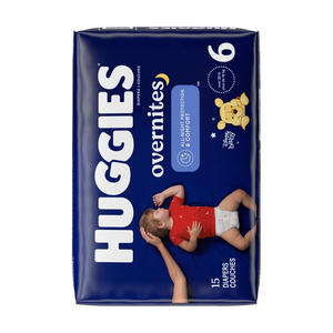 Huggies Overnites Tamaño 6 Pañales de noche (Lbs 35 +), 84 Ct - Product Image 3