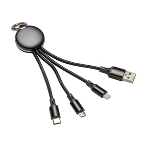 Set di Cavi di Ricarica USB Lightning Type C LED Personalizzati Promozionali - Product Image 1