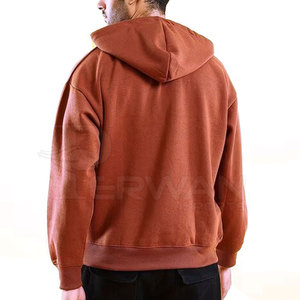 Sudaderas con capucha de hombre de diseño personalizado 100% Jersey de algodón con cuello con capucha informal patrón sólido para invierno - Product Image 3