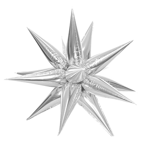 Palloncini Party Love Estrella Multipuntas Argento 40 Pollici 108 Cm Confezione da 12 Pezzi - Product Image 3