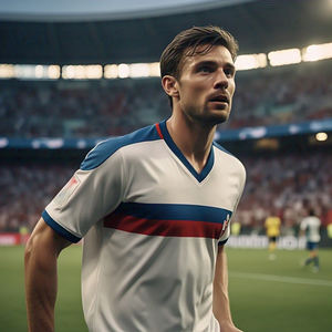 Maillot de football personnalisé 100% polyester pour hommes, haut à manches courtes et col en V pour les sports d'hiver - Product Image 3