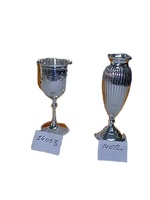 Coupe à Julep à la menthe en acier inoxydable à double paroi avec placage argenté pour mariages, faible MOQ, idéale comme pot de fleurs de table