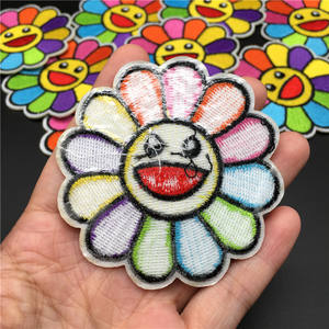 Parche Bordado Personalizado, Parches Termoadhesivos con Rayas, Insignias Decorativas, Parches para Planchar, Adhesivos para Ropa, Apliques de Girasol para Ropa - Product Image 4