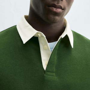 Sudadera para Hombre de Color Sólido, Diseño OEM, Precio al por Mayor, Ropa Casual para Invierno con Cuello Camisero para Compradores Mayoristas - Product Image 2