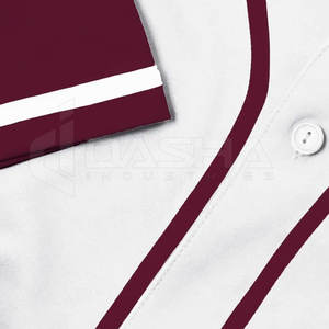 Venta al por mayor de alta calidad transpirable media manga Jersey de béisbol botón completo Hip Hop adultos uniformes ropa de Softbol - Product Image 6