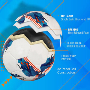 Football en cuir PU multicolore le plus vendu pour l'entraînement de matchs sportifs pour les équipes de football - Product Image 2