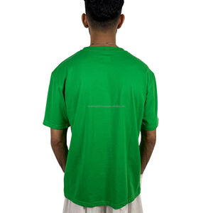 2025, venta al por mayor, última Camiseta de algodón peinado de peso pesado de 220g, camisetas de talla grande para hombre, camisetas lisas para hombre - Product Image 2