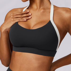 Sujetador Sexy sin espalda para mujer, lencería con tirantes sin aros, ropa de Yoga, camiseta sin mangas para gimnasio, Sujetador deportivo con espalda hermosa para mujer - Product Image 4