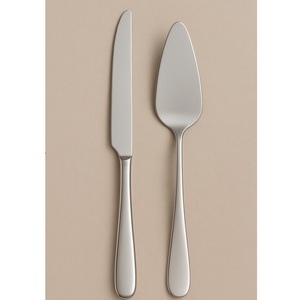 Meilleure vente, ensemble de couteaux pour serveur de gâteaux polis miroir, outil élégant pour dessert de mariage en acier inoxydable, ustensiles de cuisson modernes de haute qualité - Product Image 1