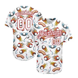 Maillots de baseball pour hommes en spandex/coton avec logo personnalisé, chemise d'arbitre, uniforme de softball, cousu, respirant, unisexe - Product Image 4