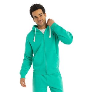 Nouveaux sweats à capuche unisexes à fermeture éclair en polaire respirant de couleur unie pour l'hiver - Product Image 5