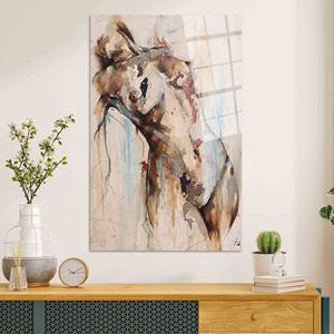 Impression sur toile abstraite érotique moderne - Œuvre d'art corporelle élégante et mature, ART SUR VERRE TÉRMÉRISÉ - Product Image 1