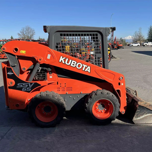 Kubota SSV65 Skid Steer Wheel Loader Maquinaria de construcción Motor central para carga de tractores de troncos Aplicaciones de carga frontal - Product Image 3