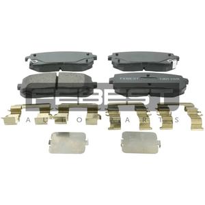 Pastiglie freno posteriori FEBEST (1201-H1R) - Product Image 1