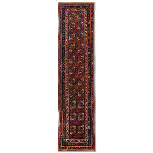 Kiaan Hand Knotted Wool Rugs <b>Red</b> Orange Geometric Abstract Boho Styles for Home Hallway Rectangle-Model Pae-5090 Jaipur Rugs US - Product Image 1
