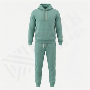 Fournisseur de survêtements de mode streetwear pour hommes, logo personnalisé imprimé, sweat-shirt à capuche, ensemble de course, molleton de coton respirant, kit de sport athlétique - Product Image 1