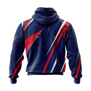 Sweat à capuche zippé pour homme de haute qualité, motif imprimé par sublimation, design personnalisé, vêtement de rue d'hiver avec col à capuche - Product Image 2