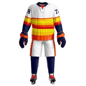 Promoción 2025 Nuevo Estilo Uniforme de Hockey sobre Hielo Transpirable y Fácil de Usar, Conjunto Deportivo 100% Poliéster Compatible con Equipos - Product Image 6