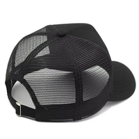 Casquette de baseball trucker 5 panneaux en denim premium de haute qualité avec impression en relief tendance, respirante, imperméable, unisexe