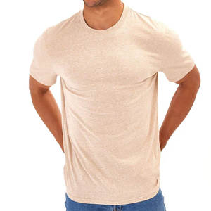 Venta al por mayor de ropa de fábrica 100% algodón camisetas Unisex en blanco liso impresión Slim Fit hombres camiseta OEM 50% Algodón logotipo personalizado camiseta - Product Image 6