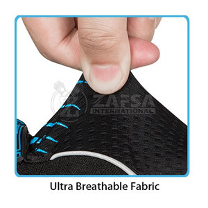 Gants de cyclisme en cuir demi-doigts sur mesure, robustes, écologiques et confortables – Vente en gros - Product Image 5