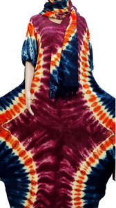Caftán Africano Teñido a Mano, Estilo Retro Tailandés, Hippie Boho Hawaiano, Vestido Maxi, Talla Grande, Vestidos Largos Estilo Gitano para Mujer, Ropa de Resort - Product Image 2