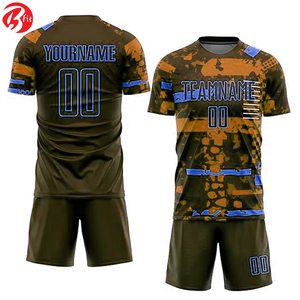 Uniforme de entrenamiento de equipo de fútbol para hombres a un precio razonable para adultos con camisetas de fútbol de corte automatizado - Product Image 3