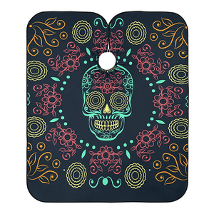 Capas de peluquero impresas de alta calidad, capas de salón de peluquería de poliéster con gancho de Metal elástico - Product Image 6