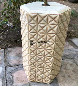 Lámpara LED E26 AC de Lujo Hecha a Mano con Incrustaciones de Hueso, Ecológica y Regulable para Decoración Moderna del Hogar y Hoteles Tradebyd - Product Image 3