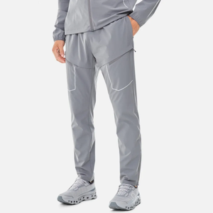 Wholesale Custom Printed Winter Mens Solid Windbreaker Polyester Cotton Tracksuit <b>Zip</b>-<b>Up</b> <b>Jacket</b> and Pant Set - Product Image 3