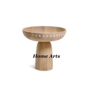 ชามไม้สำหรับของหวานดีไซน์คลาสสิกชามเสิร์ฟผลไม้ปรับขนาดได้ตามต้องการ - Product Image 2