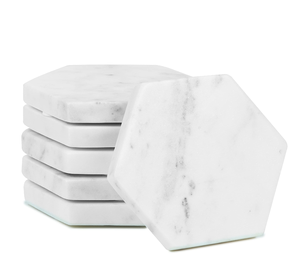 Posavasos de piedra gris sostenible Artesanías Taza de café Posavasos de mármol de alta calidad Venta superventas - Product Image 3