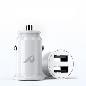 YCC-01W-M 5V2A Profitez de la marque 5V2A double adaptateur de voiture USB avec port de charge de type C Chargeur de voiture Facile à utiliser - Product Image 4